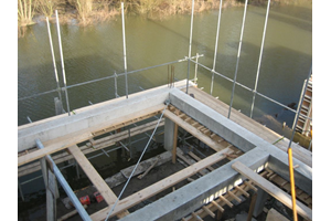 Betonwerk terras constructie  