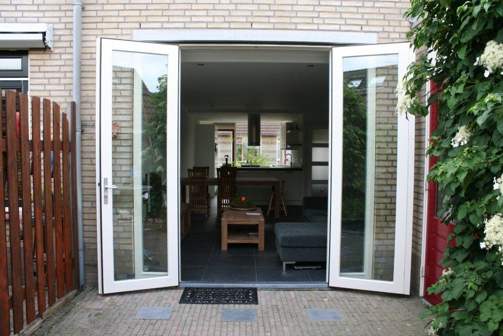 openslaande deuren achtergevel